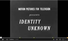 Identity Unknown (1945)